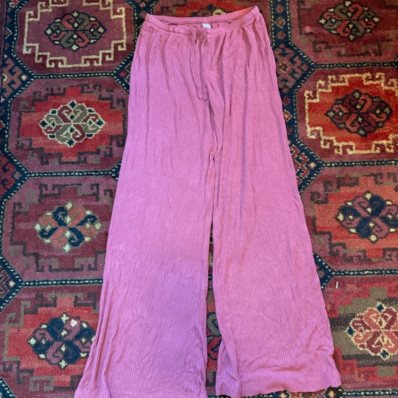 Auden Ribbed Pink Pajama Set - Picture 3 of 5